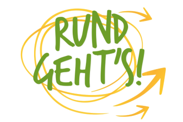 Logo "Rund Geht's" (Grüne Schrift)