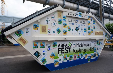 Container von Kindern gestaltet