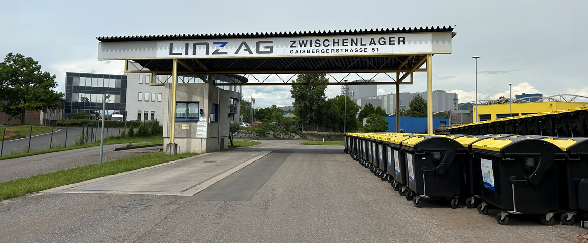 Foto von dem LINZ AG Zwischenlager