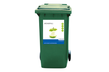 Grüne Mülltonne für Bioabfall