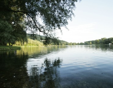 Blick über einen See