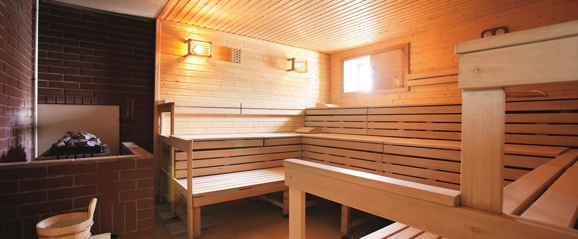 Saunakammer in der Saunaoase Ebelsberg