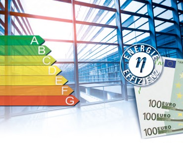 Energieeffizienzklassen und Euroscheine