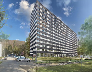 Rendering des sanierten Wist-Heims