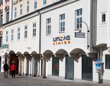 LINZ AG-Infocenter am Hauptplatz in Linz