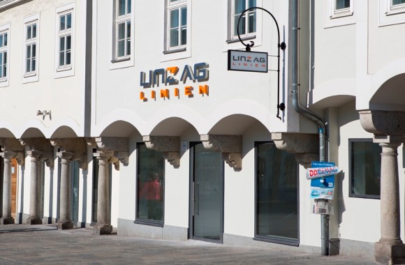 LINZ AG-Infocenter am Hauptplatz in Linz