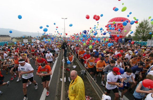 Donaumarathon in Linz.