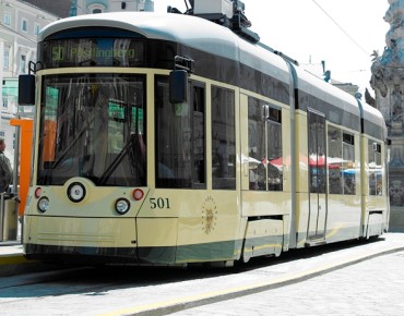 Pöstlingbergbahn am Hauptplatz