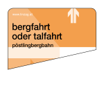 Berg- oder-Talfahrtticket der Poestlingbergbahn