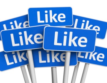 Facebook like us Schilder