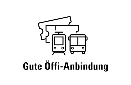 Gute Öffi-Anbindung