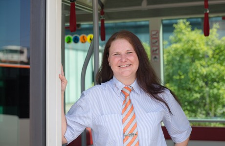 Fahrerin bei den LINZ AG LINIEN