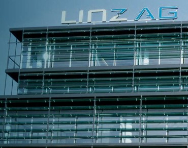 Bild von LINZ AG-Center mit LINZ AG Logo darauf