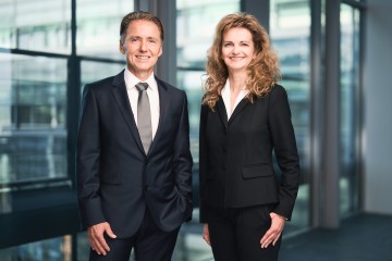 Jutta Rinner und Christian Gratzl, Geschäftsführer MANAGEMENTSERVICE LINZ GmbH