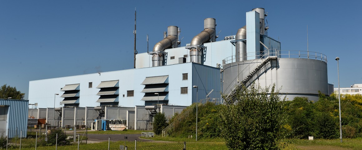 Vorderansicht Fernheizkraftwerk Linz-Süd