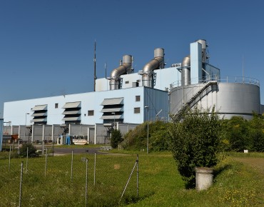 Vorderansicht Fernheizkraftwerk Linz-Süd