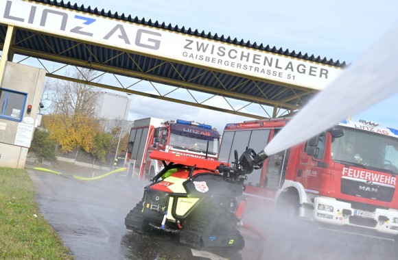 Löschroboter LINZ AG-Betriebsfeuerwehr