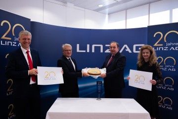 20 Jahre LINZ AG Pressekonferenz