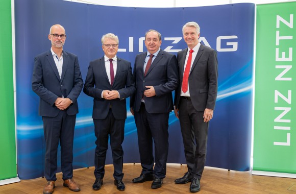 Pressekonferenz Photovoltaik-Projekte LINZ AG und Netzstärkung LINZ NETZ GmbH