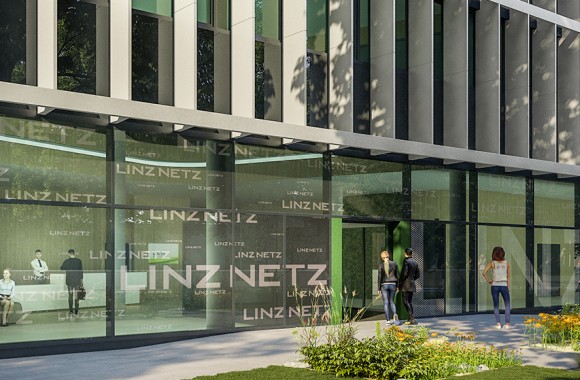 Bild der geplanten LINZ AG-Center Erweiterung für LINZ NETZ GmbH