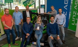 Gruppenfoto des E-Mobilitäts-Team der LINZ AG