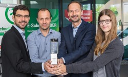 Das Mobilitätsteam der LINZ AG mit dem Energiewende Award.