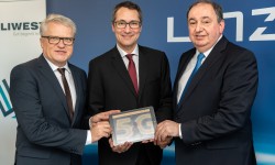 Bürgermeister MMag. Klaus Luger, LIWEST-Geschäftsführer DI Dr. Stefan Gintenreiter, MBA und LINZ AG-Generaldirektor DI Erich Haider, MBA.