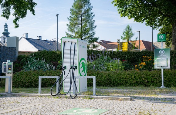 Neue Schnelllade-Station der LINZ AG in Freistadt