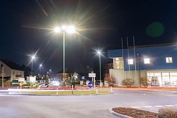 LED-Straßenbeleuchtung Region Eferding