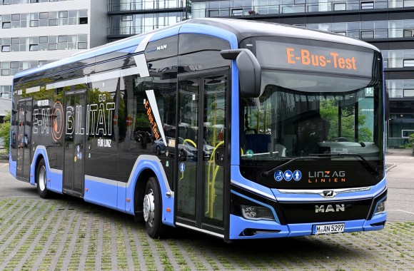 E-Bus Praxistest in Linz