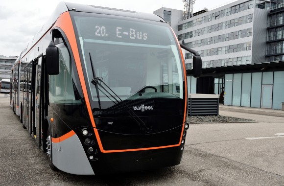 Der vollelektrische 24-m-Obus der LINZ AG LINIEN.