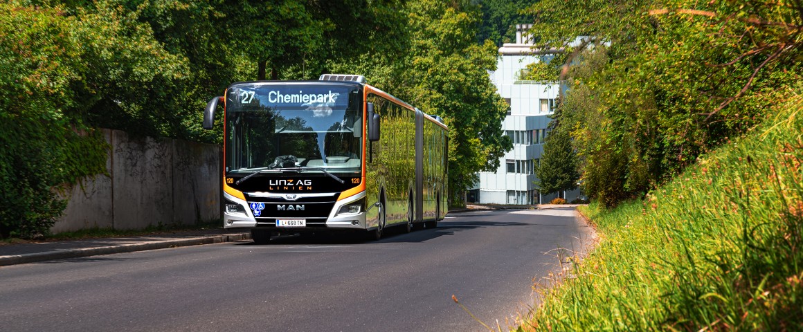 Hybridelektrobus LINZ AG LINIEN