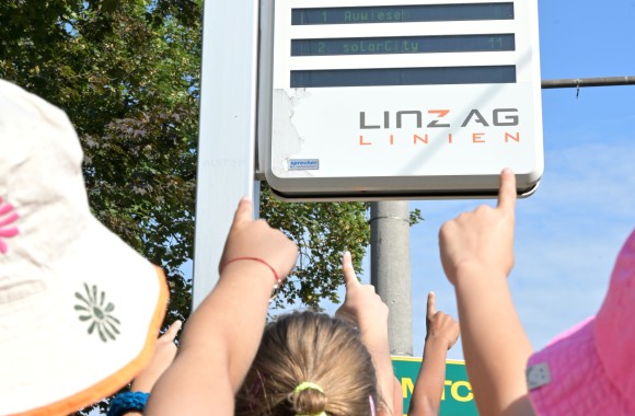 LILI Rallye 2024 Haltestelle WIFI/LINZ AG