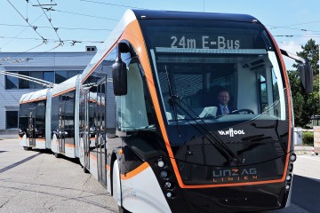 Der neue Obus von vorne