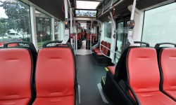 Ledersitze im Obus