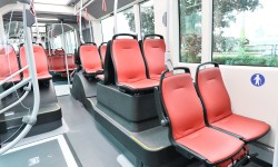 Sitzgelegenheiten im neuen Obus