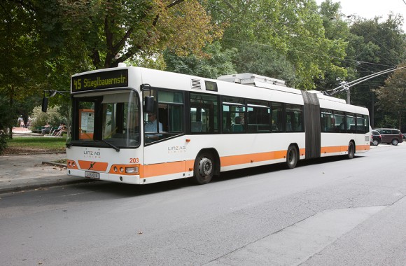 DIe Vorgängergeneration des neuen E-Busses