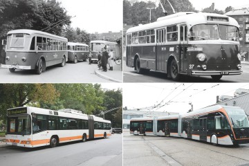 Die Linzer Obusse im Wandel der Zeit.