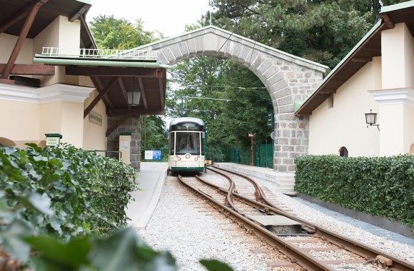 Bild der Pöstlingbergbahn Berstation