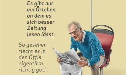 Abbildung des Folders für sujet-Imagekampagne