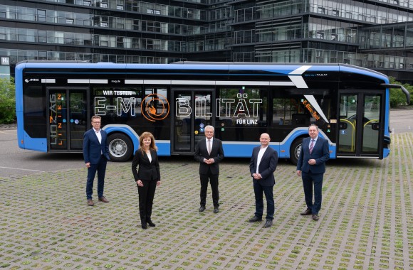 E-Bus-Test in Linz