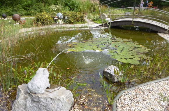 Teich im Stadtfriedhof St. Martin