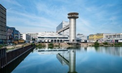 Aussichtsturm im Linzer Hafen