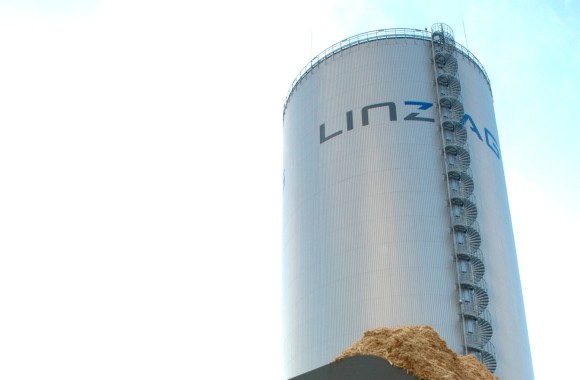 Fernwärmespeicher Linz Mitte mit Biomasse