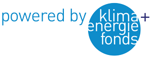 Logo "powered by Klima + Energie Fonds"