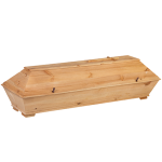 kiefer-farbener Sarg kiefer-farbener Sarg